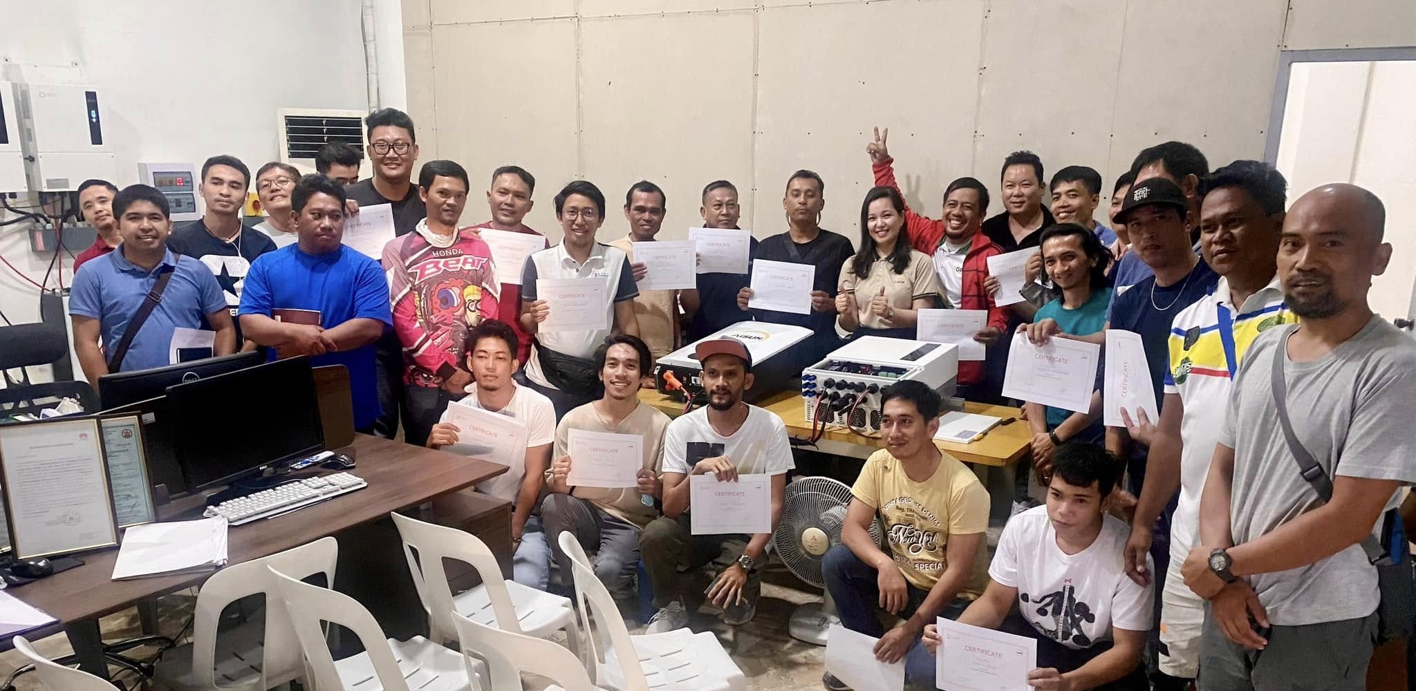 Aisun installer training session